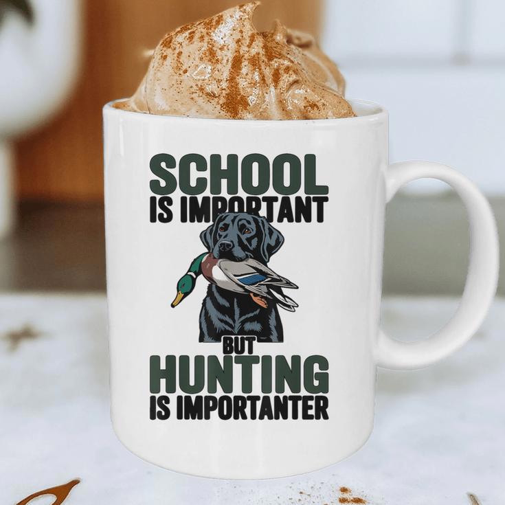 School Important But Hunting Is Importanter Dad Graphic Print Coffee Mug