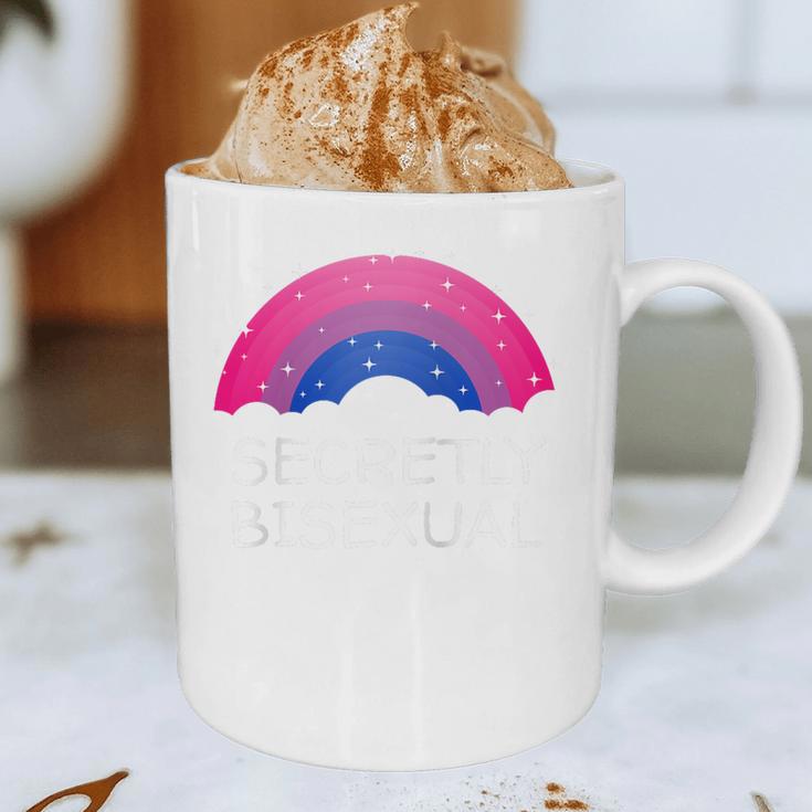 Secretly Bisexual Bi Introvert Bi Pride Antisocial LGBTQ Raglan Baseball Tee Graphic Print Coffee Mug