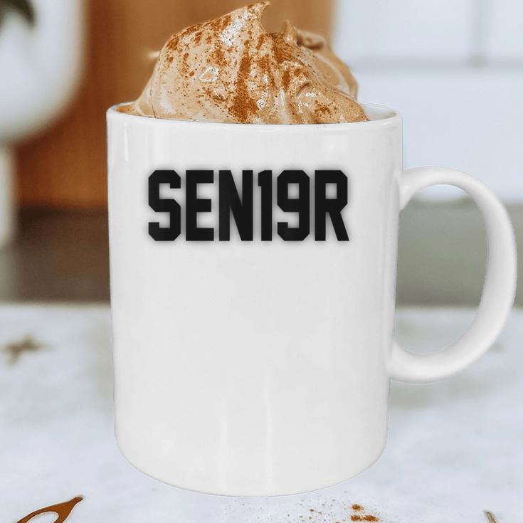 SEN19R Senior 2019 High School Graduation Party T-Shirt Graphic Print Coffee Mug