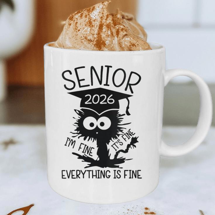 Senior 2026 High School College Graduation Year Class Of 26 Graphic Print Coffee Mug