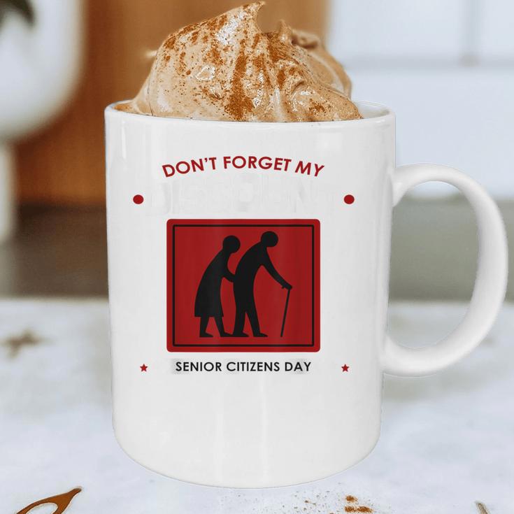 SENIOR CITIZENS DAY Don't Forget My DISCOUNT Graduation Day Graphic Print Coffee Mug