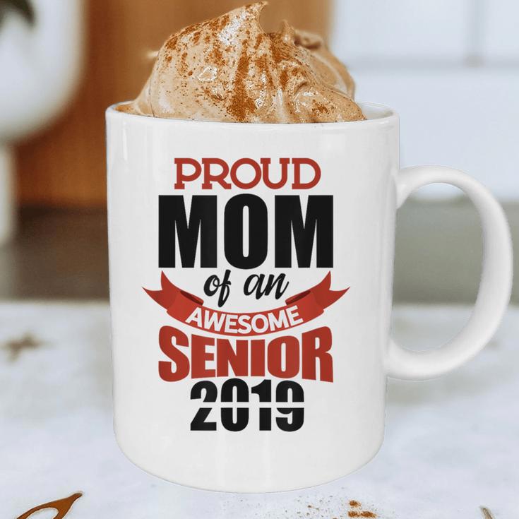 Senior Class Of 2019 Tshirt Graduation Awesome Mom Graphic Print Coffee Mug
