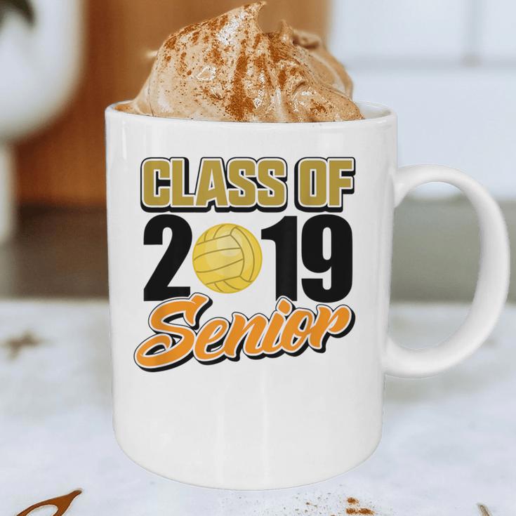 Senior Class Of 2019 Tshirt Graduation School Volleyball Graphic Print Coffee Mug