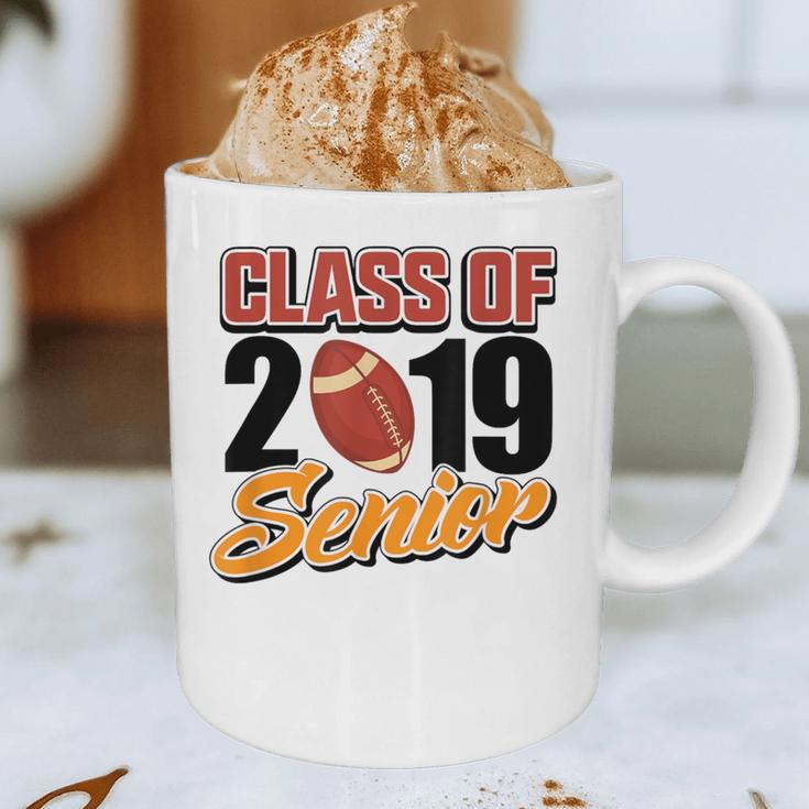 Senior Class Of 2019 Tshirt Graduation Students Football Graphic Print Coffee Mug