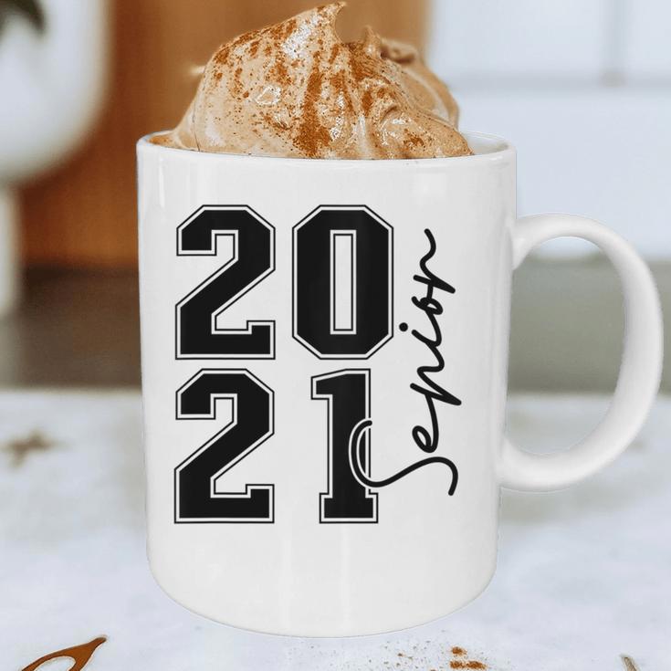 Senior Class Of 2021 Graduation High School College Graphic Print Coffee Mug