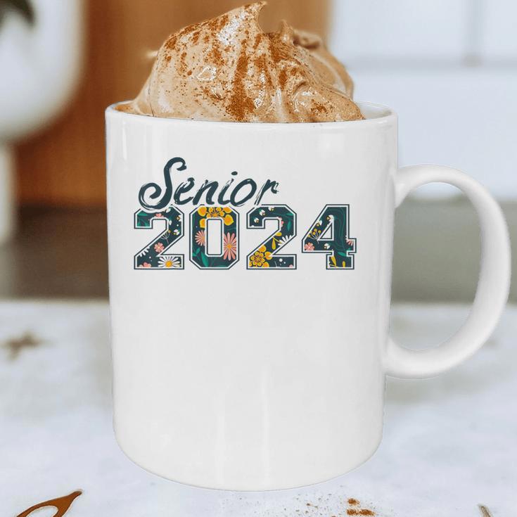 Senior Graduation Class Of 2024 Cute Senior 2024 Flowers Graphic Print Coffee Mug