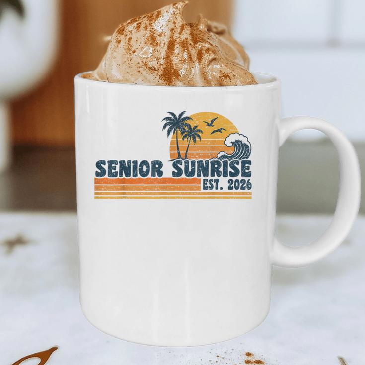 Senior Sunrise 2026 Graduation Cool Retro High School Graphic Print Coffee Mug