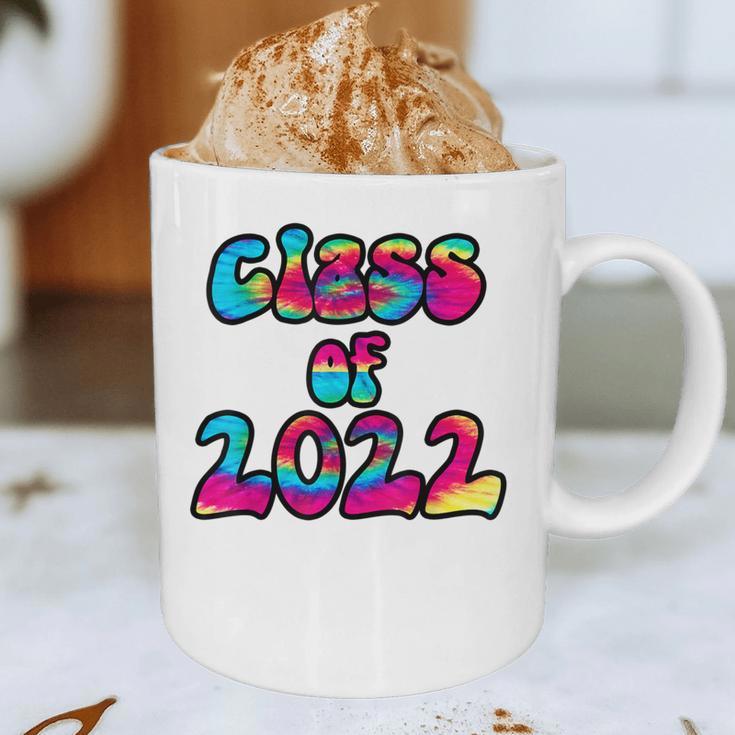 Senior Year 2022 Class Of 2022 Graduation Tie Dye Groovy Graphic Print Coffee Mug