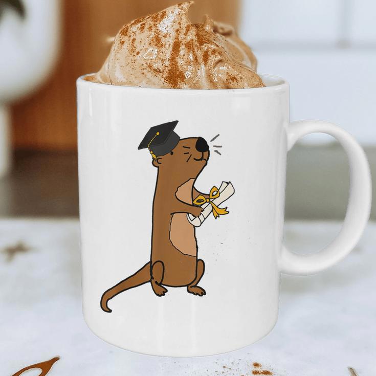 SmileteesGrad Cute Sea Otter Graduation T-Shirt Graphic Print Coffee Mug