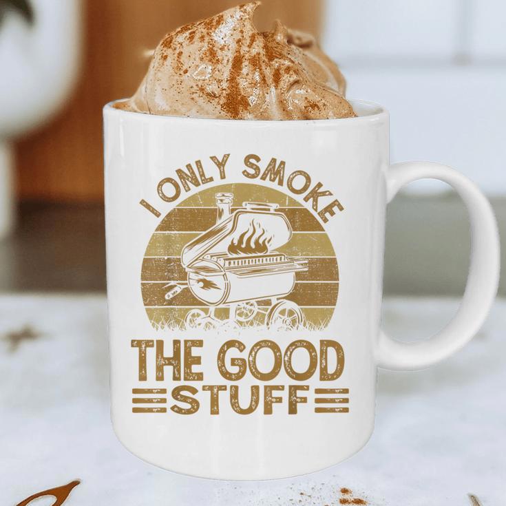 I Only Smoke The Good Stuff BBQ Barbeque Chef Dad Graphic Print Coffee Mug I Only Smoke The Good Stuff BBQ Barbeque Chef Dad Graphic Print Coffee Mug