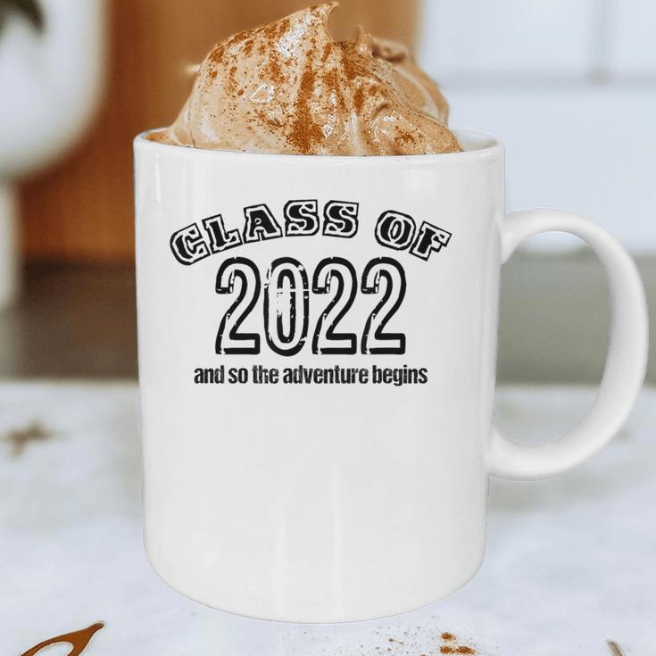 And So The Adventure Begins 2022 Graduation T-Shirt Graphic Print Coffee Mug