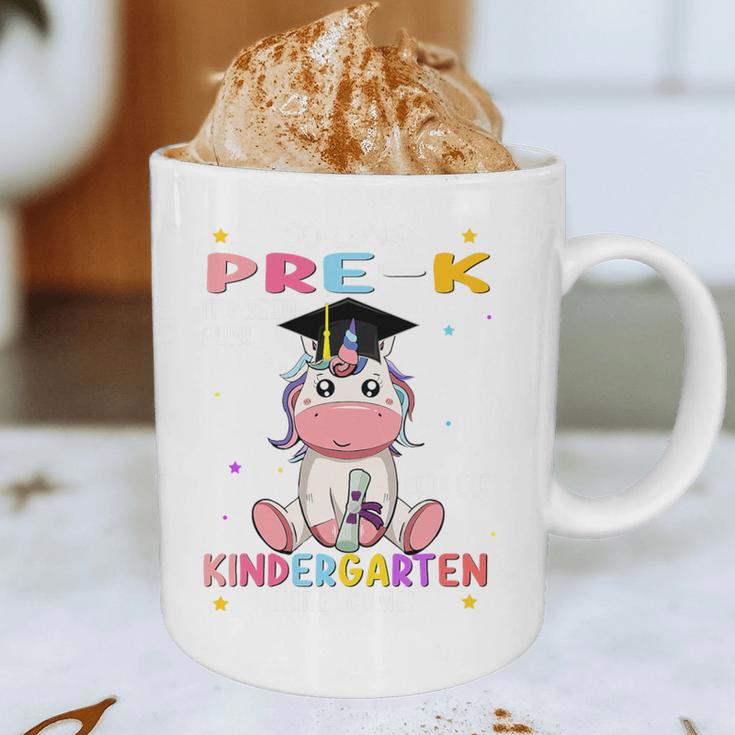 So Long Pre k Graduation 2025 Look Out Kindergarten Girls Premium Tri-Blend Graphic Print Coffee Mug