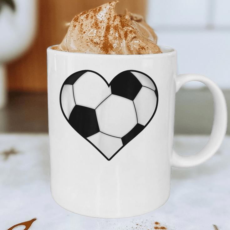 Soccer Ball Heart Idea For Mom Dad Kids T-Shirt Graphic Print Coffee Mug Soccer Ball Heart Idea For Mom Dad Kids T-Shirt Graphic Print Coffee Mug