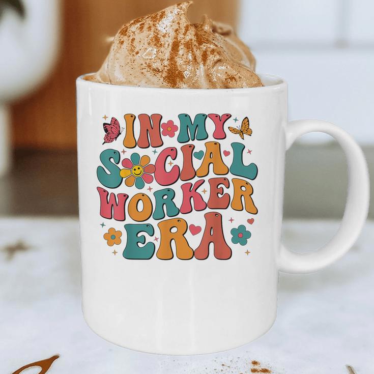 In My Social Worker Era Cute Social Worker Graduation MSW Graphic Print Coffee Mug