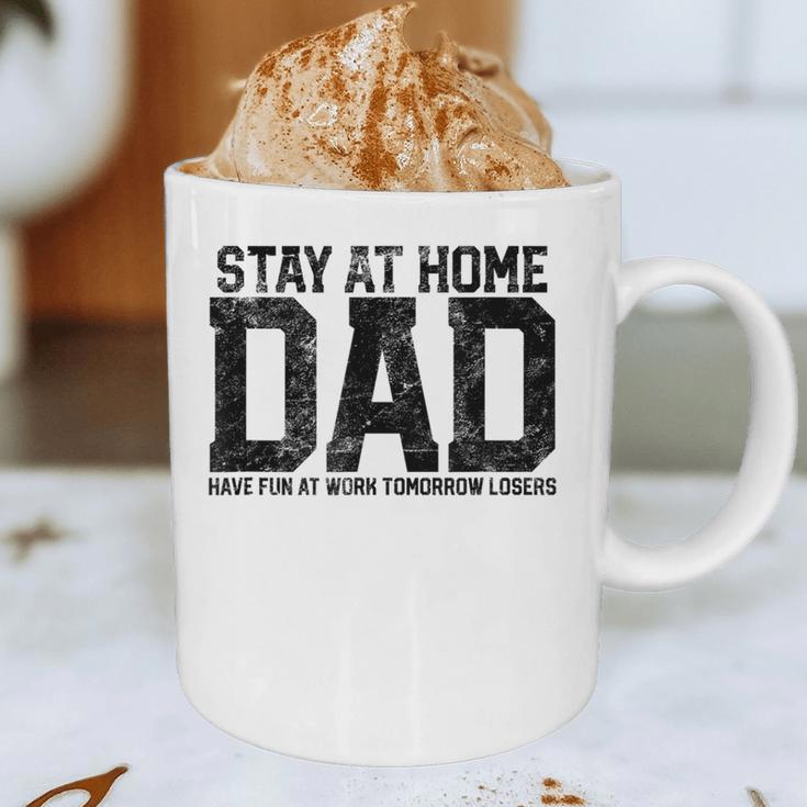 Stay At Home Dad Humor Quote Fathers Quote Graphic Print Coffee Mug