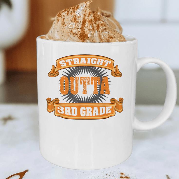 Straight Outta 3rd GradeShirt Third Graduation Boys Girls Graphic Print Coffee Mug