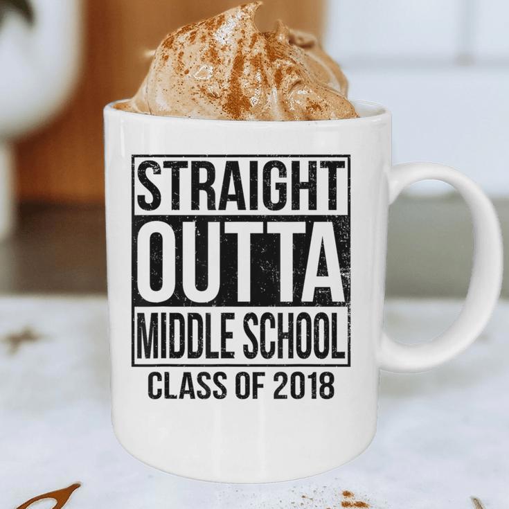Straight Outta Middle School Graduation Graphic Print Coffee Mug