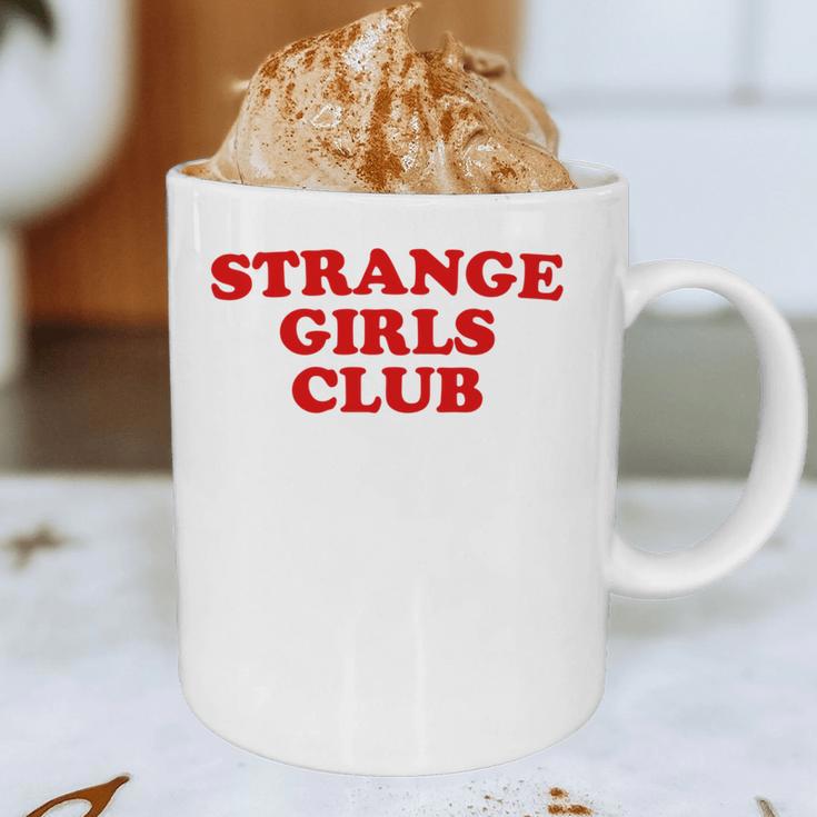 Strange Girls Club Weird Antisocial Introvert Humor Graphic Print Coffee Mug Strange Girls Club Weird Antisocial Introvert Humor Graphic Print Coffee Mug