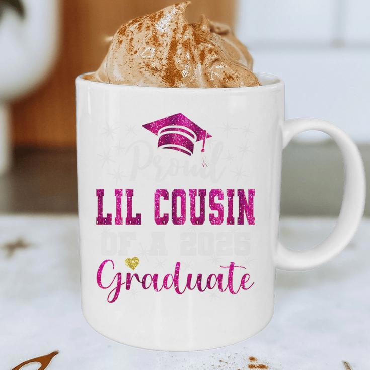 Super Proud Little Cousin Of 2025 Graduate Graduation Family Premium Tri-Blend Graphic Print Coffee Mug
