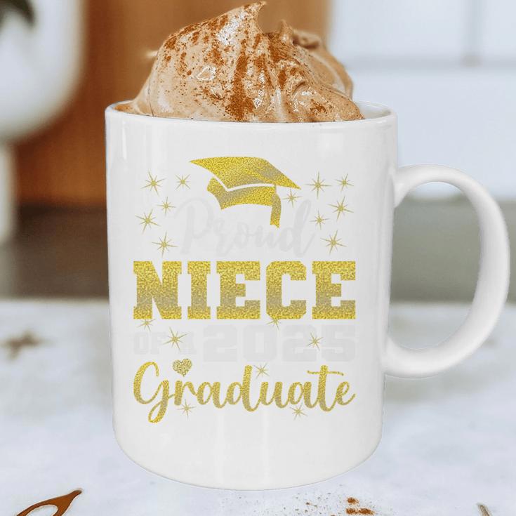 Super Proud Niece Of 2025 Graduate Senior Graduation Family Premium Graphic Print Coffee Mug