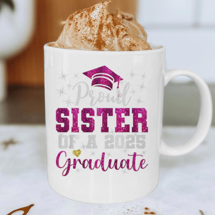 Super Proud Sister Of 2025 Graduate Senior Graduation Family Premium Tri-Blend Graphic Print Coffee Mug