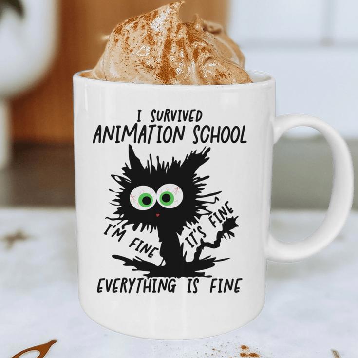 I Survived Animation School Graduation 2026 Graphic Print Coffee Mug