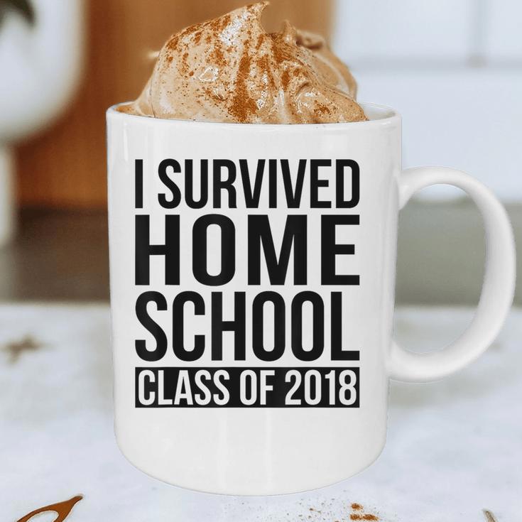 I Survived Home School Class Of 2018 Graduation Graphic Print Coffee Mug