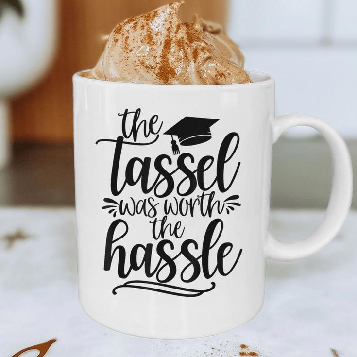 The Tassel Was Worth The Hassle Graduation Graphic Print Coffee Mug