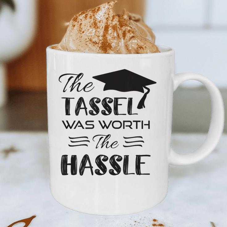 The Tassel Was Worth The Hassle Shirt Graduation TShirt Graphic Print Coffee Mug