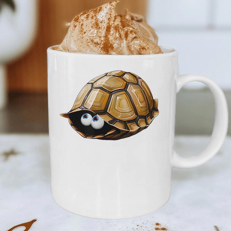 Timid Turtle Cute Introvert Misanthropic Antisocial Graphic Print Coffee Mug