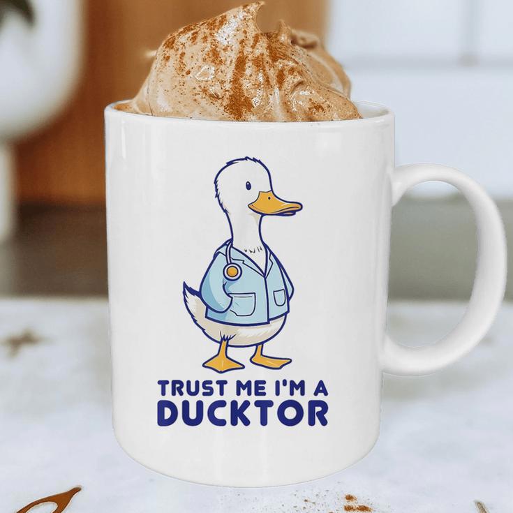 Trust Me I'm a Ducktor Doctor Sayings Graduation Graphic Print Coffee Mug