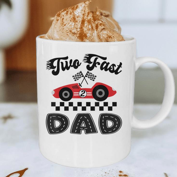 Two Fast Dad Of The Birthday Boy Racing Car Family Graphic Print Coffee Mug