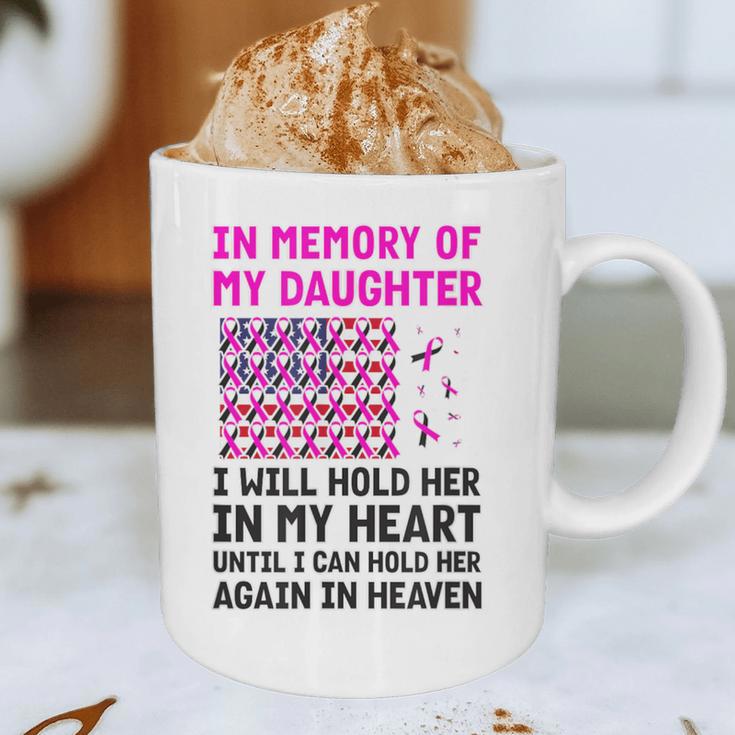 USA Flag With Pink And Black Ribbon In Memory Of My Daughter For Women Men Graphic Print Coffee Mug USA Flag With Pink And Black Ribbon In Memory Of My Daughter For Women Men Graphic Print Coffee Mug