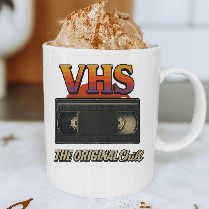 VHS Tape Nostalgia Old School Technology Humor Premium Graphic Print Coffee Mug