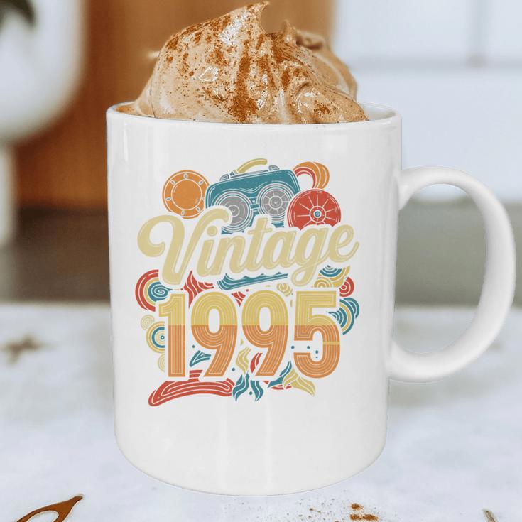 Vintage 1995 Retro Classic 90s Nostalgia Throwback Vibe Premium Tri-Blend Graphic Print Coffee Mug