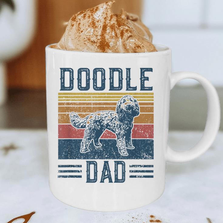Vintage Doodle Dad Aussie Doodle & Goldendoodle Graphic Print Coffee Mug