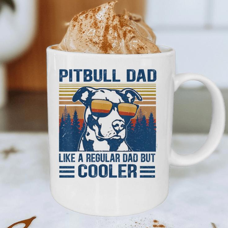 Vintage Pitbull Dad Like A Regular Dad But Cooler Graphic Print Coffee Mug Vintage Pitbull Dad Like A Regular Dad But Cooler Graphic Print Coffee Mug