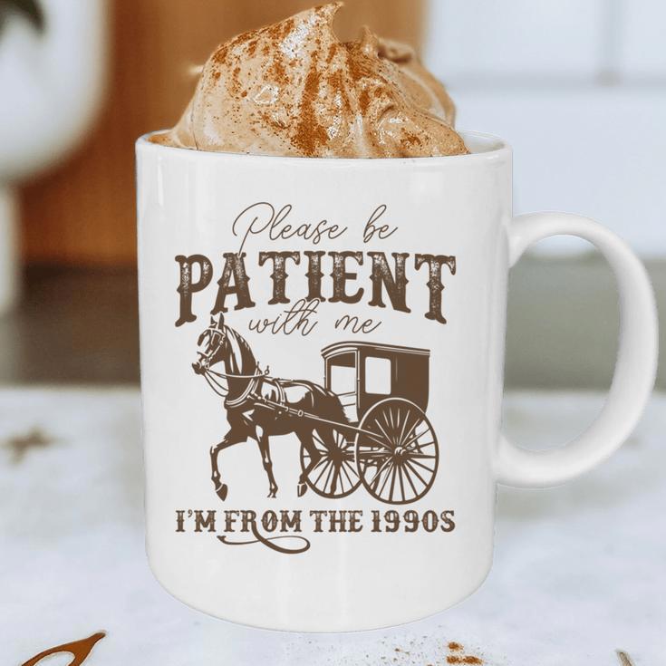 Vintage Please Be Patient With Me I'm From The 1900s On Back Graphic Print Coffee Mug Vintage Please Be Patient With Me I'm From The 1900s On Back Graphic Print Coffee Mug