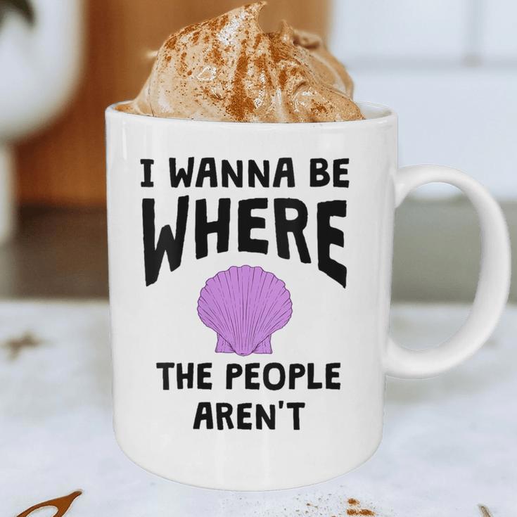 I Wanna Be Where The People Aren't Introvert Graphic Print Coffee Mug I Wanna Be Where The People Aren't Introvert Graphic Print Coffee Mug