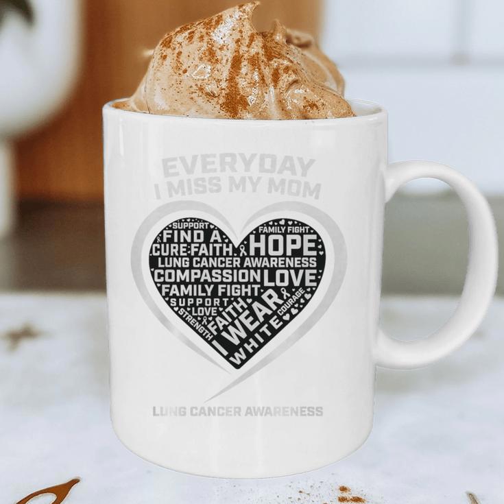Wear In Memory Of I Miss My Mom Lung Cancer Awareness Premium Graphic Print Coffee Mug Wear In Memory Of I Miss My Mom Lung Cancer Awareness Premium Graphic Print Coffee Mug