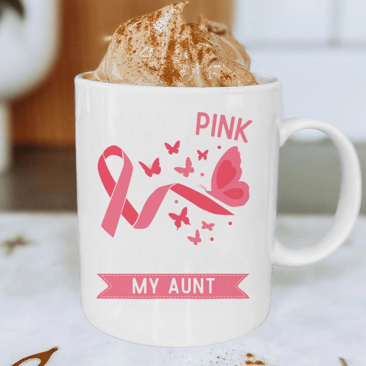 I Wear Pink In Memory Of My Aunt Graphic Print Coffee Mug
