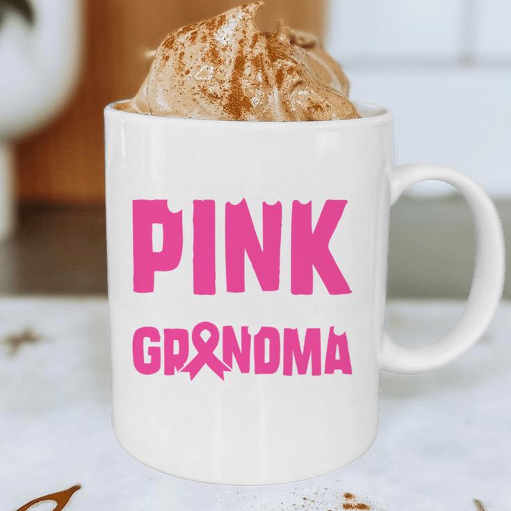 I Wear Pink In Memory Of My Grandma Breast Cancer Awareness Graphic Print Coffee Mug I Wear Pink In Memory Of My Grandma Breast Cancer Awareness Graphic Print Coffee Mug