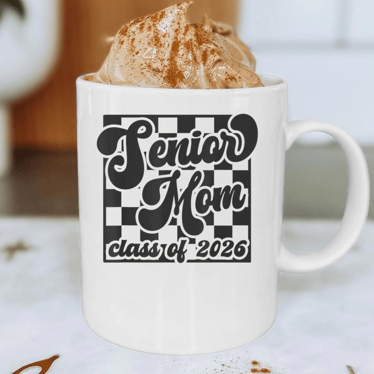 Women Senior Mom Class Of 2026 Retro Graduation Senior Mama Graphic Print Coffee Mug