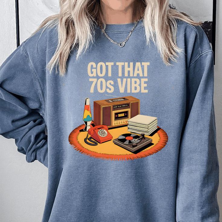 1970s 70s Reunion Nostalgia Memories Music School Grew Up Premium Tri-Blend Comfort Colors Sweatshirt