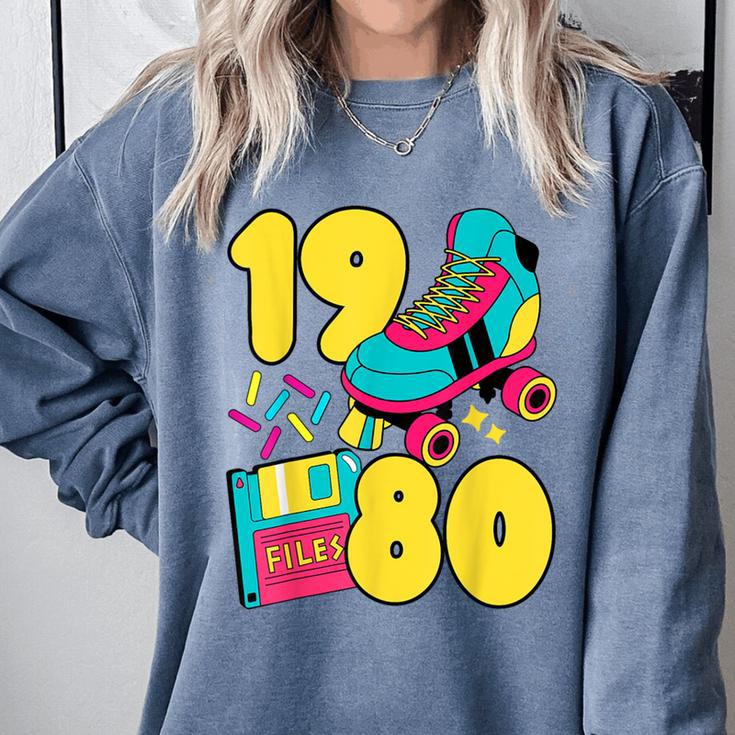 1980 Retro Raised In The 80s Old School Nostalgia Vibes Comfort Colors Sweatshirt