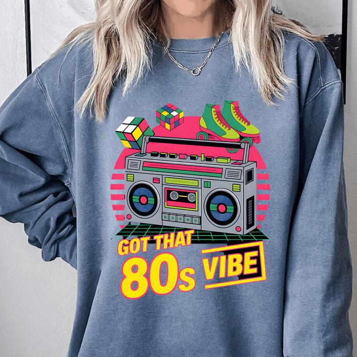 1980s 80s Reunion Nostalgia Memories Music School Grew Up Premium Tri-Blend Comfort Colors Sweatshirt