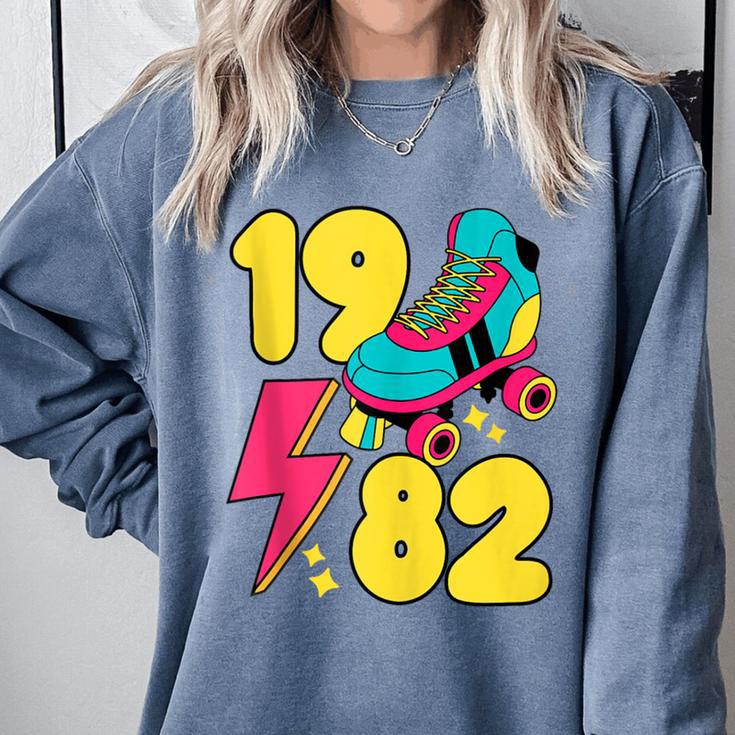 1982 Retro Raised In The 80s Old School Nostalgia Vibes Comfort Colors Sweatshirt