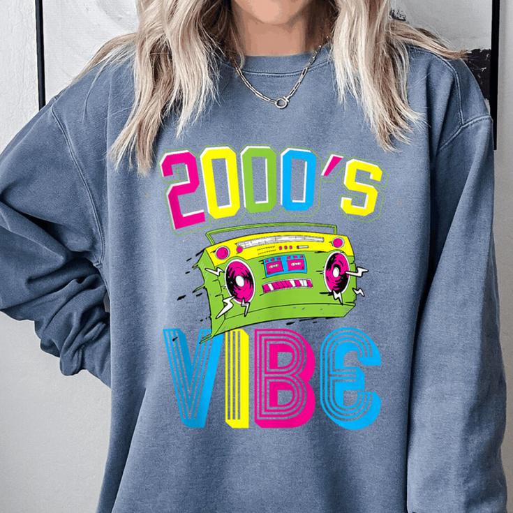2000's Vibe Hip Hop Costume Early 2000s Party Nostalgia Comfort Colors Sweatshirt