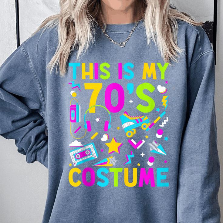This Is My 70's Costume Nostalgia Mixtape Era 1970s Party Comfort Colors Sweatshirt This Is My 70's Costume Nostalgia Mixtape Era 1970s Party Comfort Colors Sweatshirt