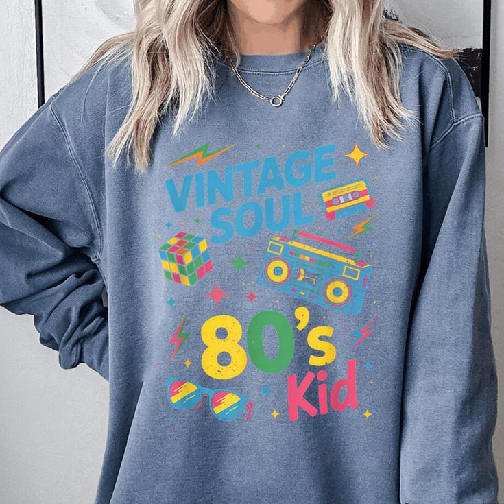 80’s Kid Nostalgia Retro Music Lover Retro 1980s Throwback Comfort Colors Sweatshirt